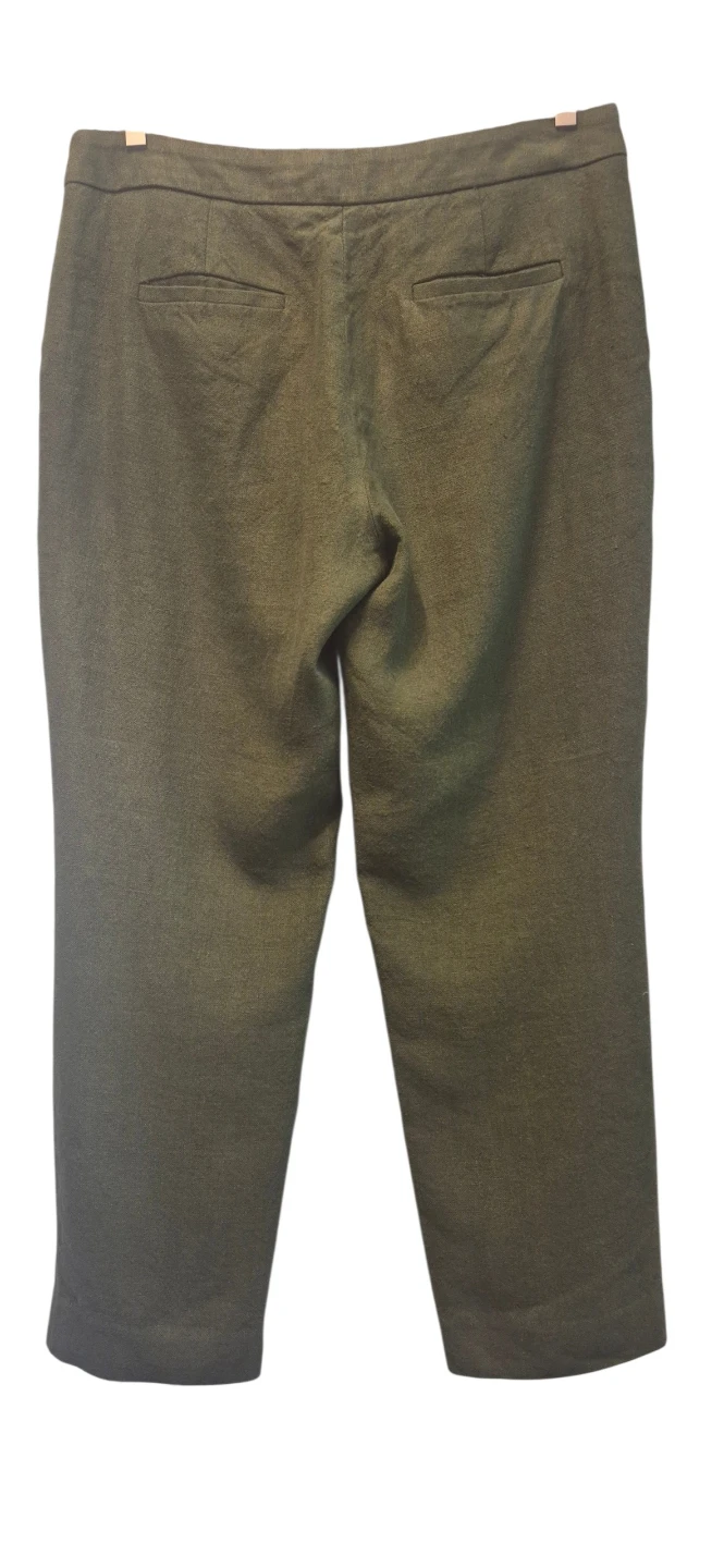 J. Crew Green Textured Cropped Pants - photo 4
