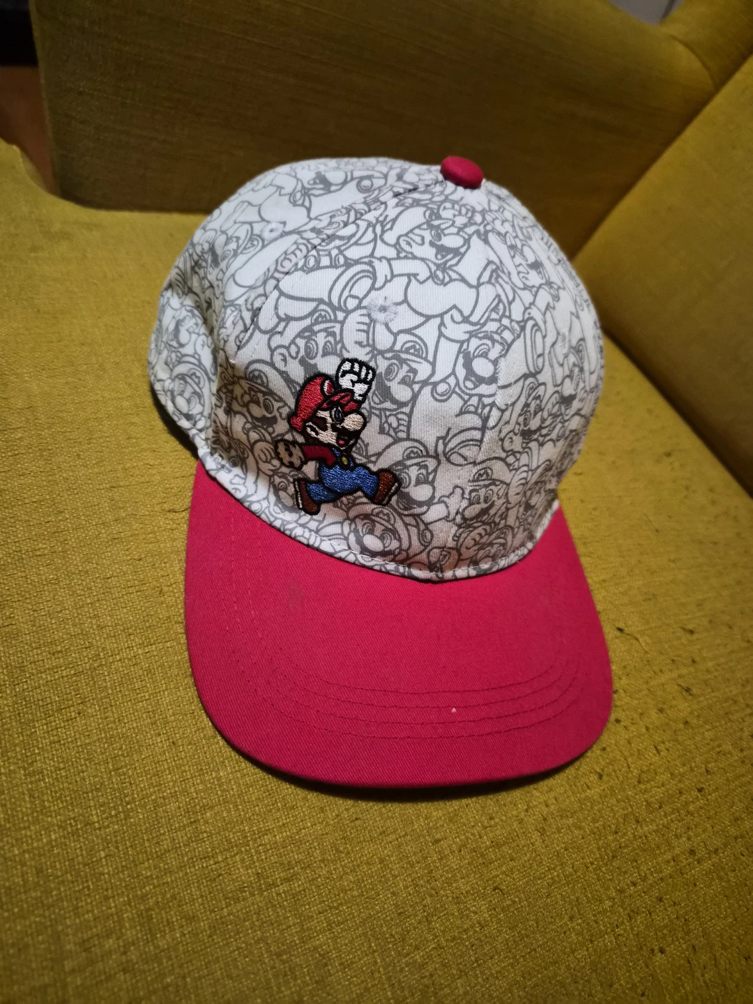 Nintendo Super Mario print adjustable hat