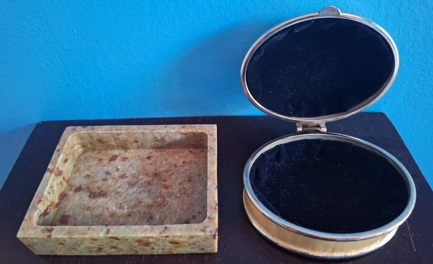 2 Vintage Decorative Trinket Boxes - photo 2