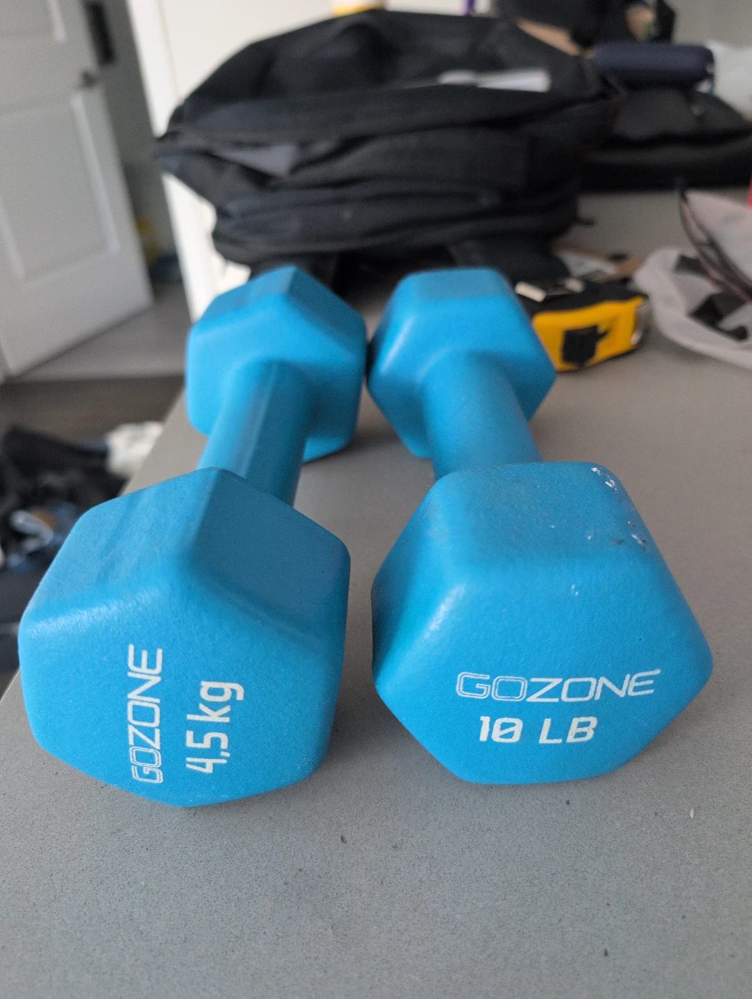 GoZone Dumbbells - 10 LB & 4.5 KG