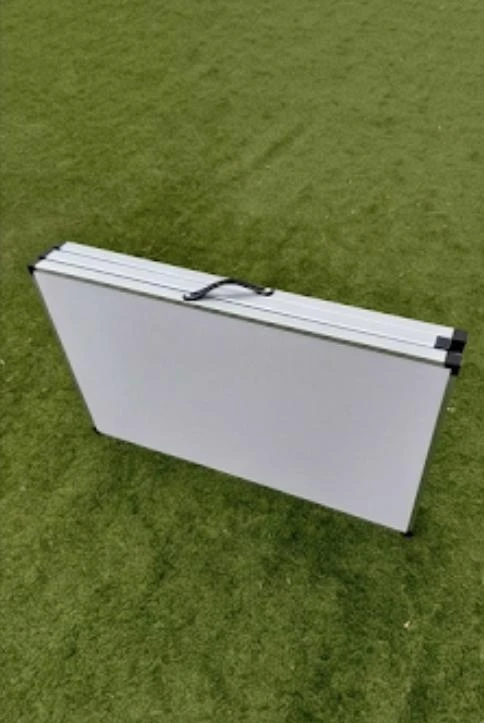 Folding Table - White Top, Aluminium Frame - photo 2