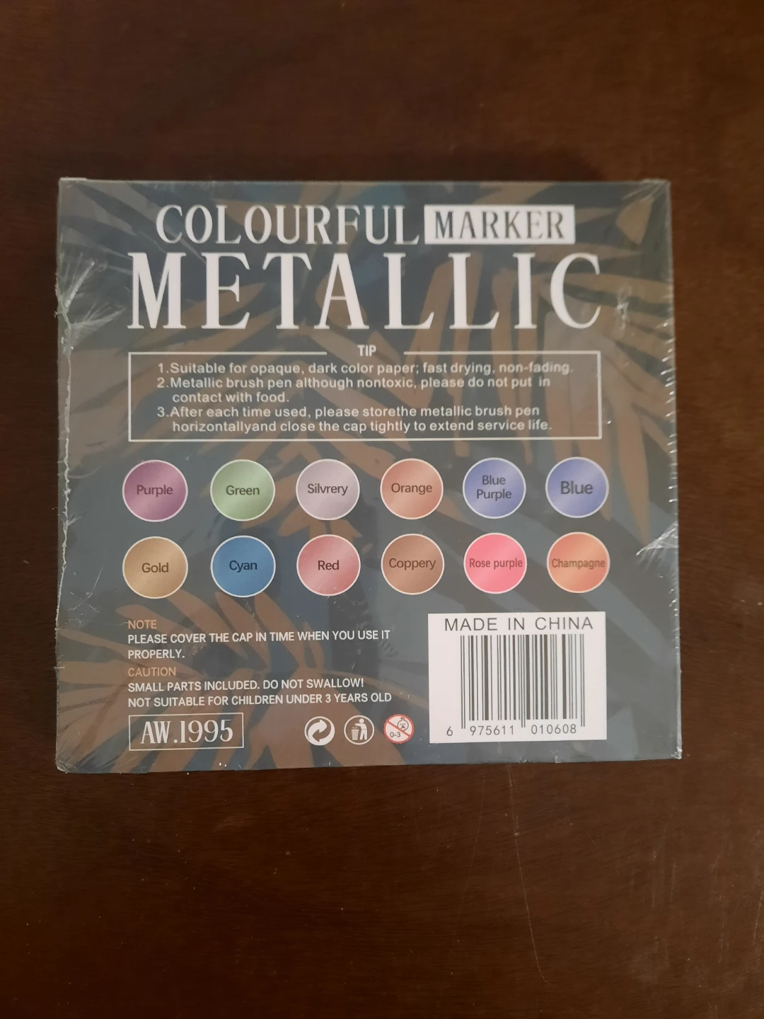 Colourful Metallic Marker Set - 12 Colours - photo 2