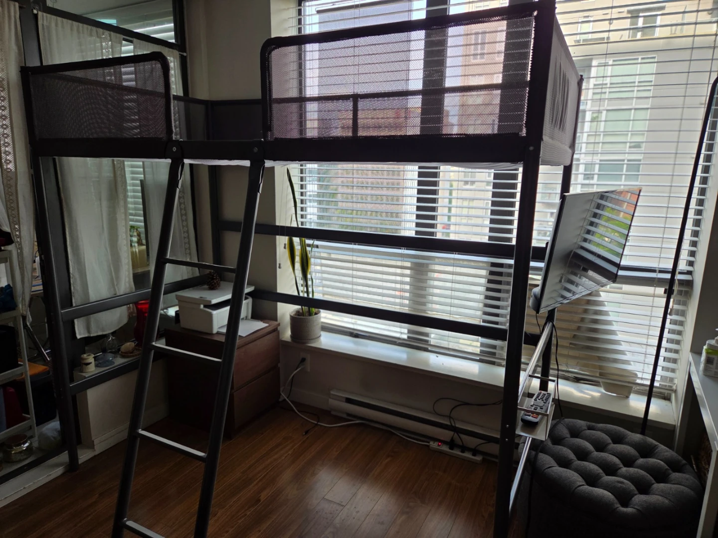 IKEA TUFFING Loft Bed – Dark Grey | $100 | PICKUP ONLY - $100 - photo 5