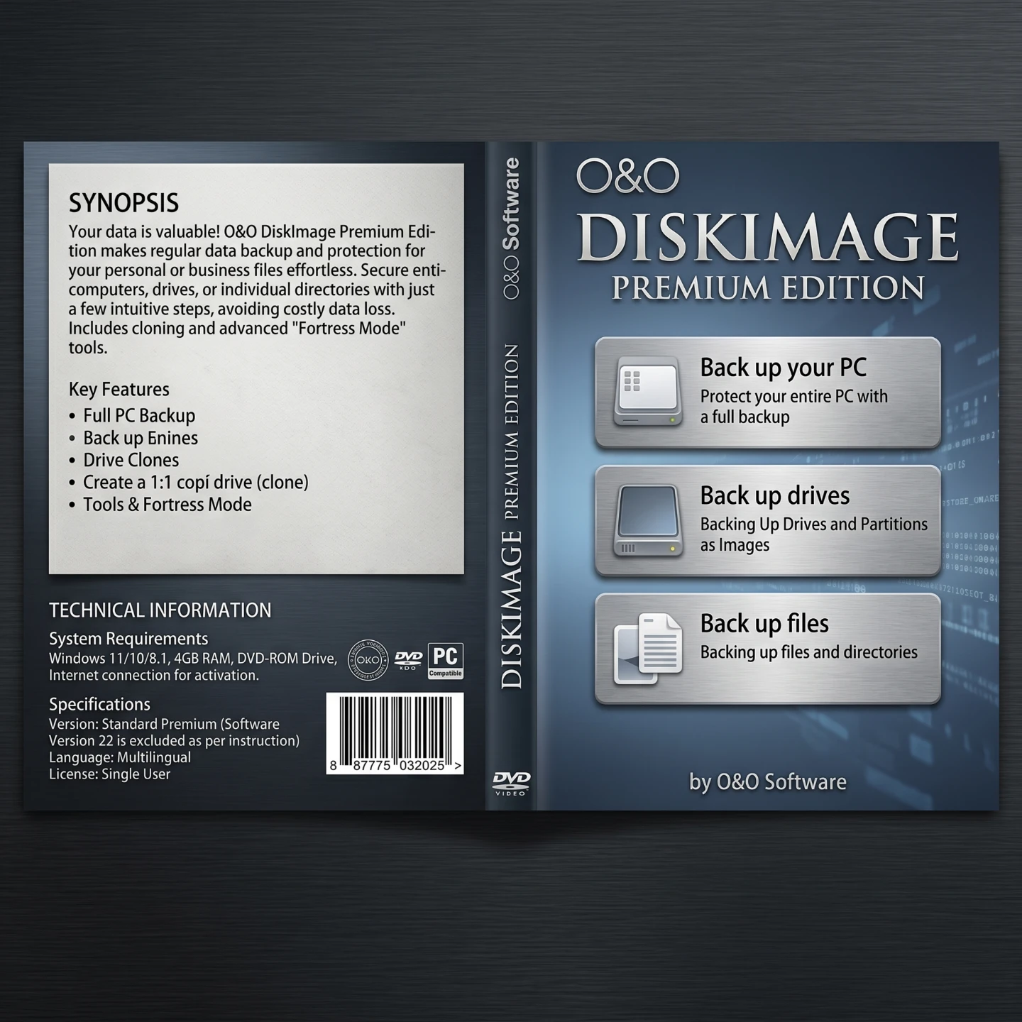 O&O DiskImage Professional Edition Bootable DVD