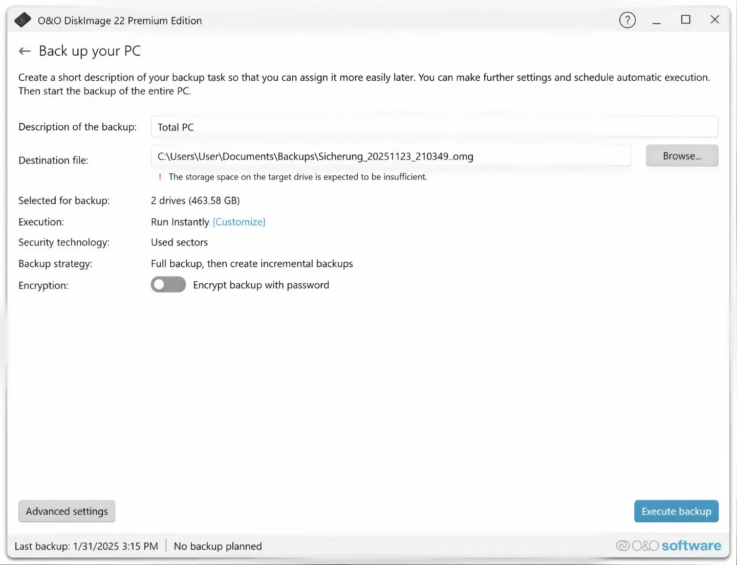 O&O DiskImage Professional Edition Bootable DVD - photo 4