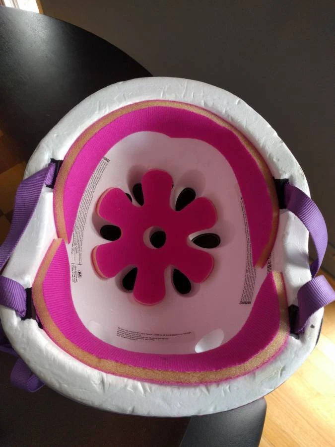 Krash! Kids Purple Leopard Print Helmet with Cat Ears - photo 3