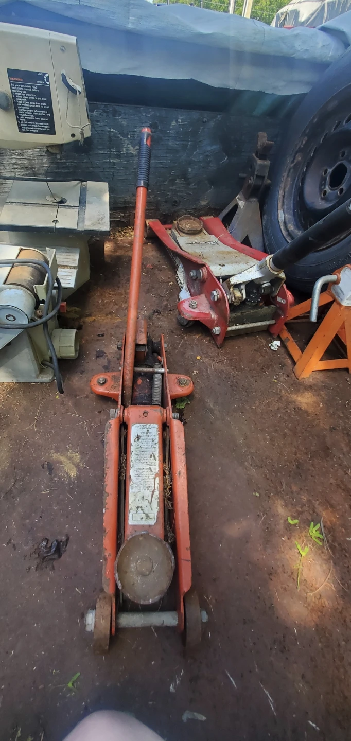 Orange Hydraulic Floor Jack
