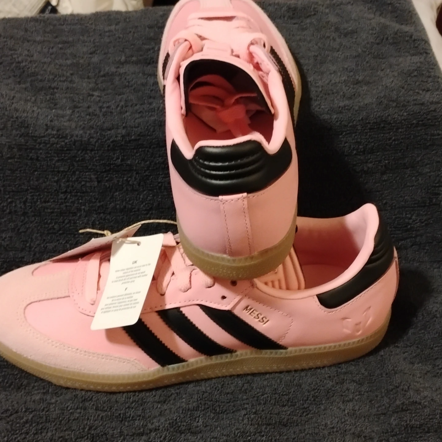Adidas Samba Messi Soccer Shoes Pink W9. 5M8. 5⚽ - photo 2