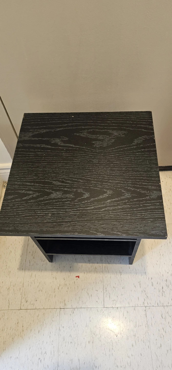 Black 3-Tier Side Table - photo 2