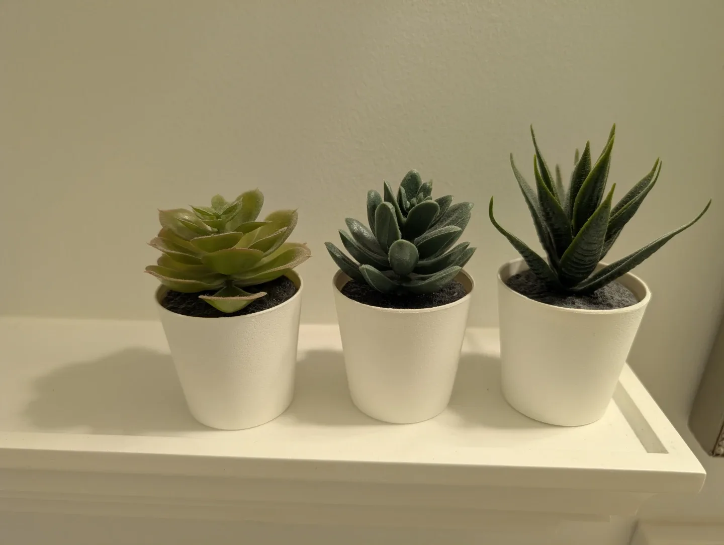 Set of 3 Faux Succulent Plants