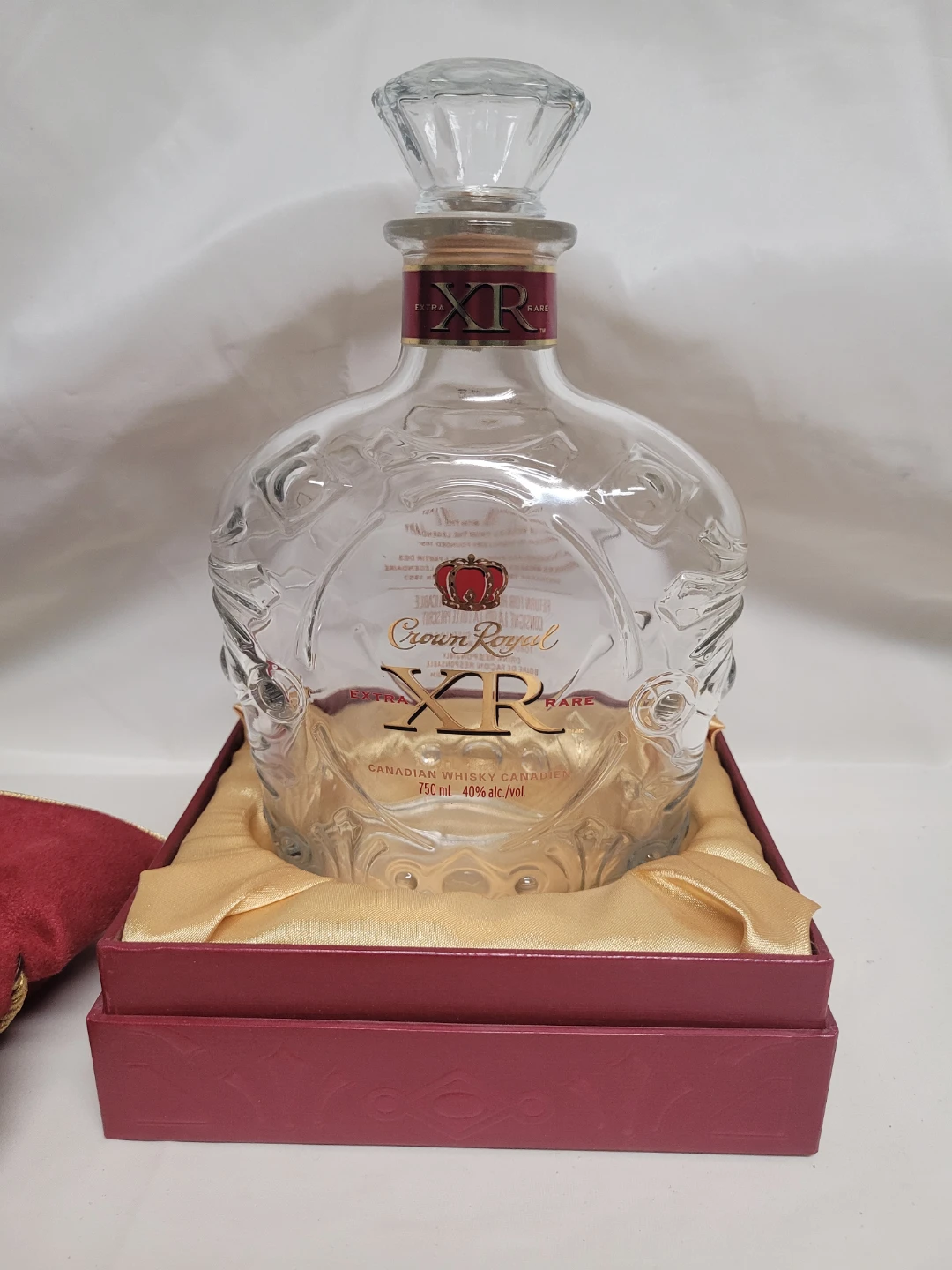 Crown Royal XR Extra Rare Canadian Whisky Bottle