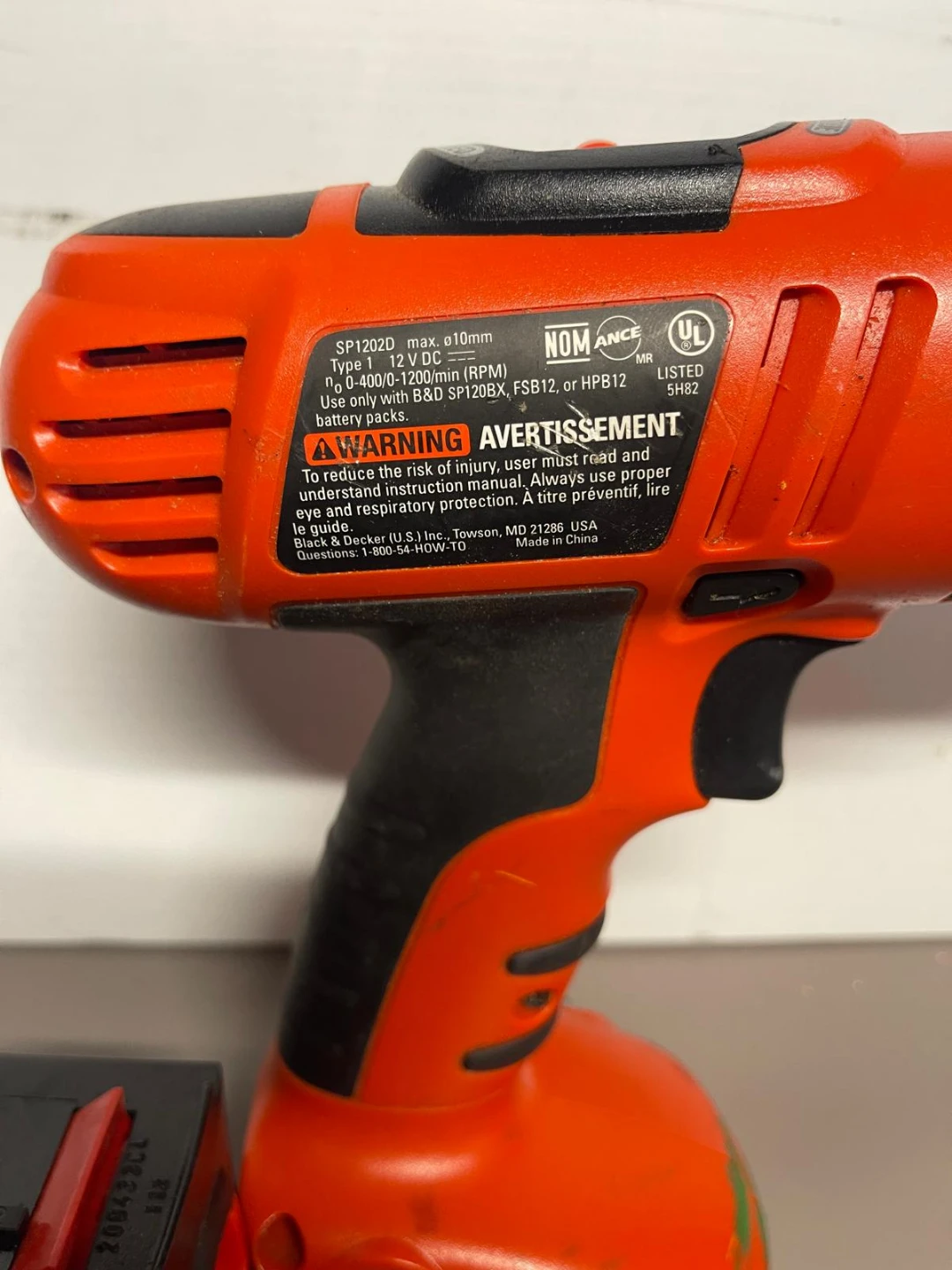 Black & Decker 12V Cordless Drill - photo 4