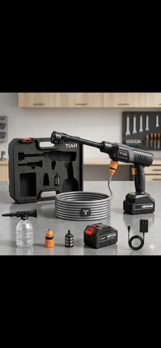 Pressure Washer with 6-in-1 Nozzle