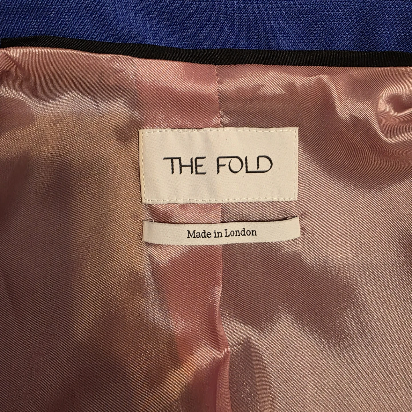 THE FOLD London Blue Blazer size 6 - photo 4
