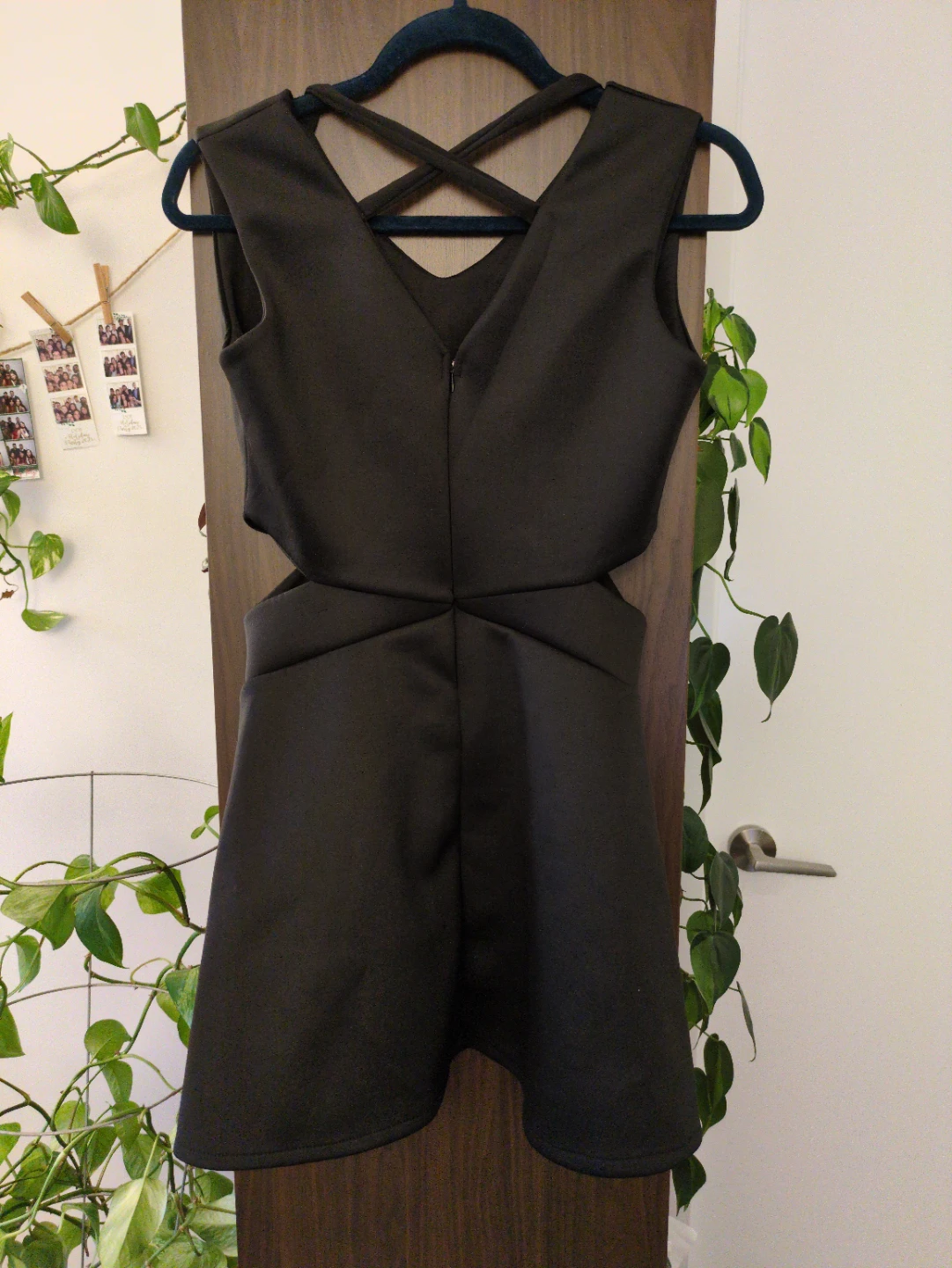 Knee length Black Cut-Out Dress - photo 2