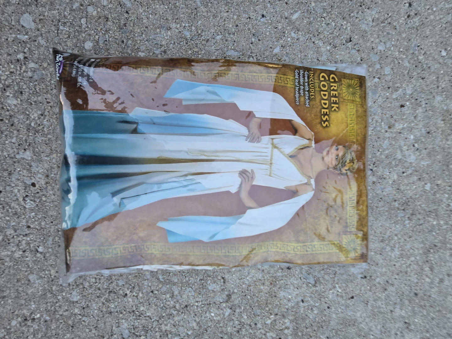 Greek Goddess Costume (Small / Medium 2-8)