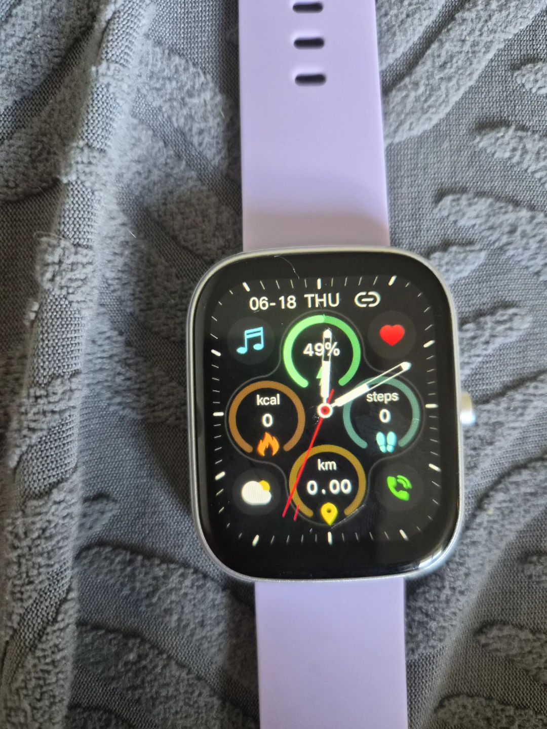 Purple Smart Watch