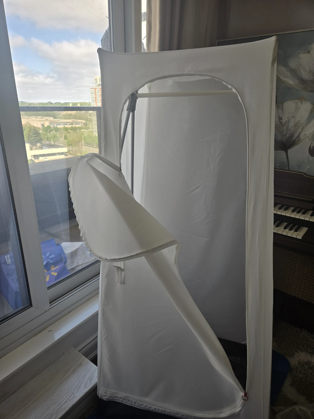 Portable Garment Rack with Cover - photo 2