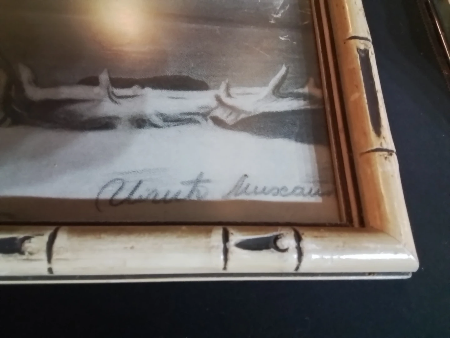 Antique Sir Edwin Landseer "The Challenge" Framed Print - photo 4