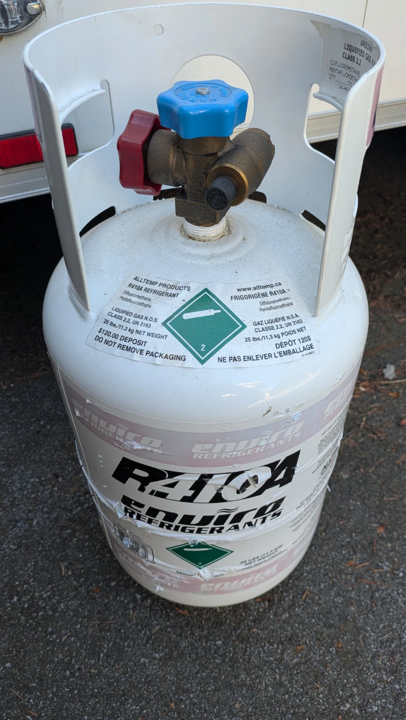 Alltemp R410A Refrigerant Tank - 25 lbs
