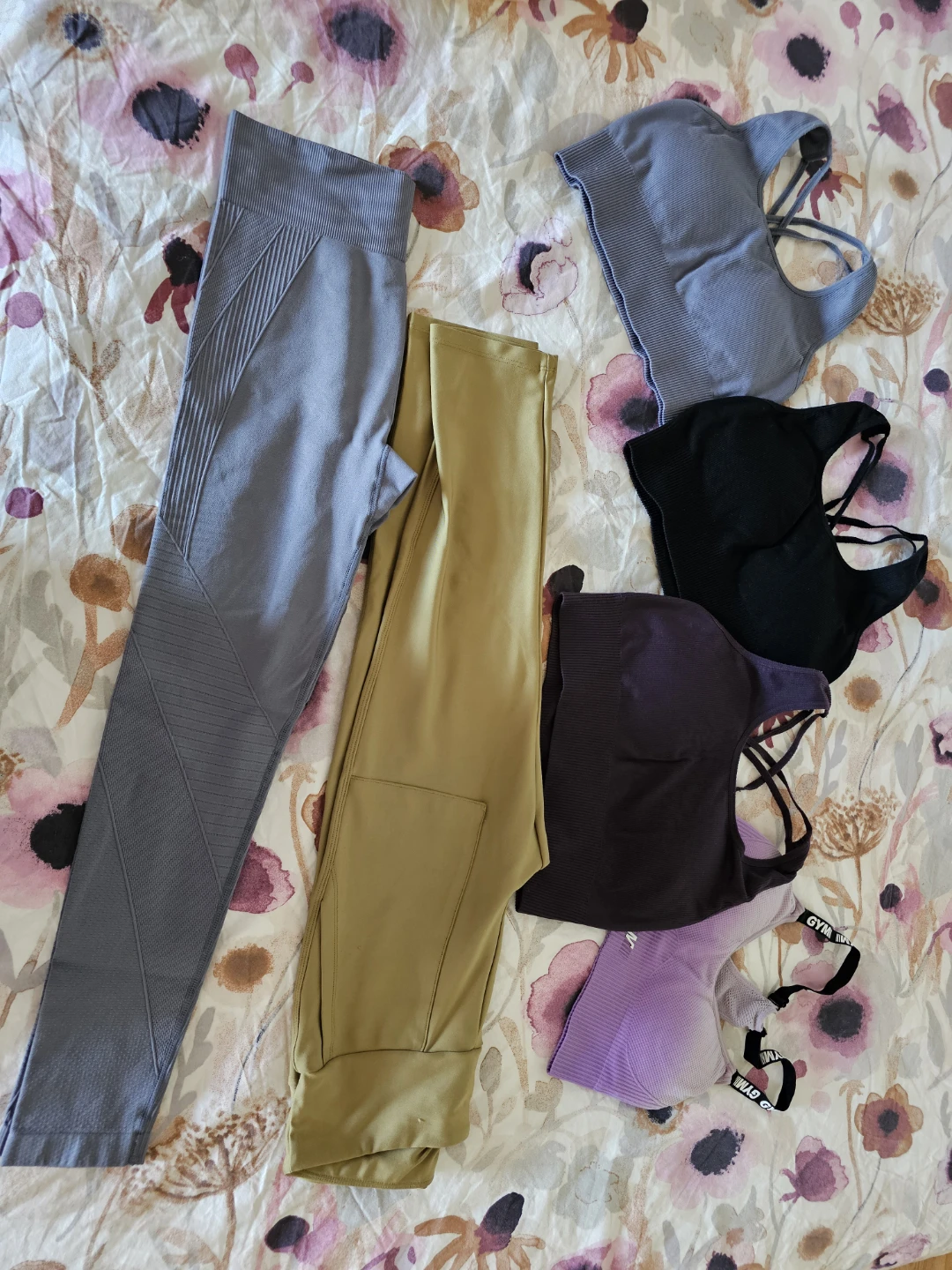 Gym Leggings and Sports Bras Bundle