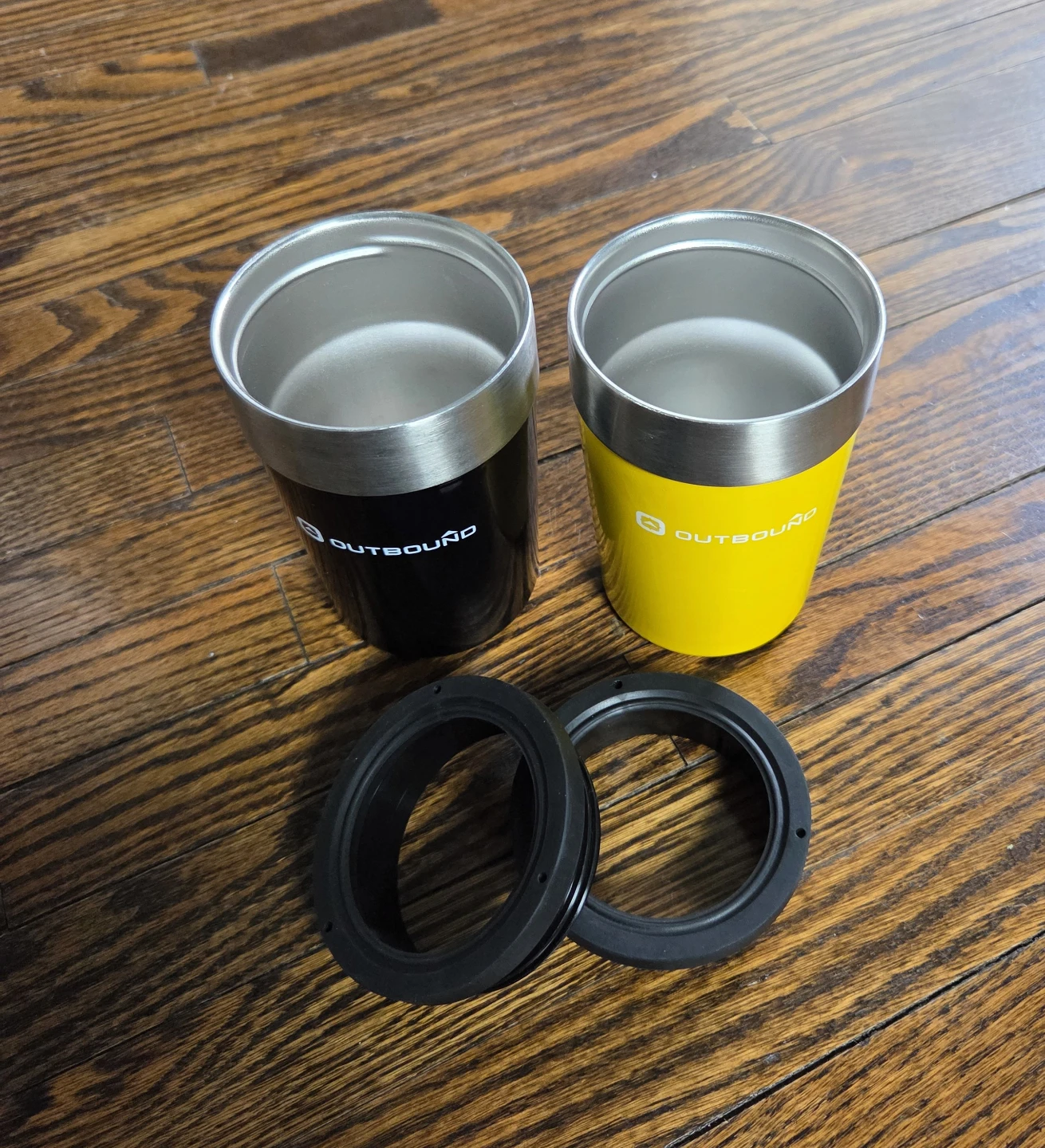 2 x Outbound Can Cooler Cozy Insulated Mug - For 355ML Cans - photo 3