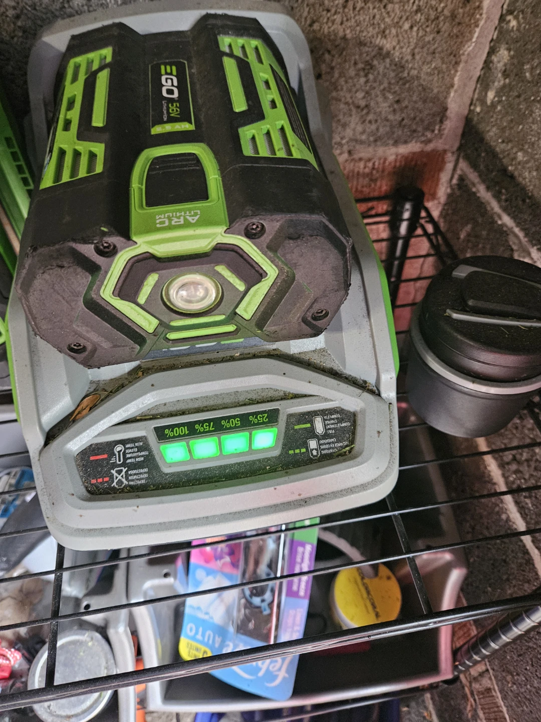 EGO 56V  Lithium-Ion Battery + Charger