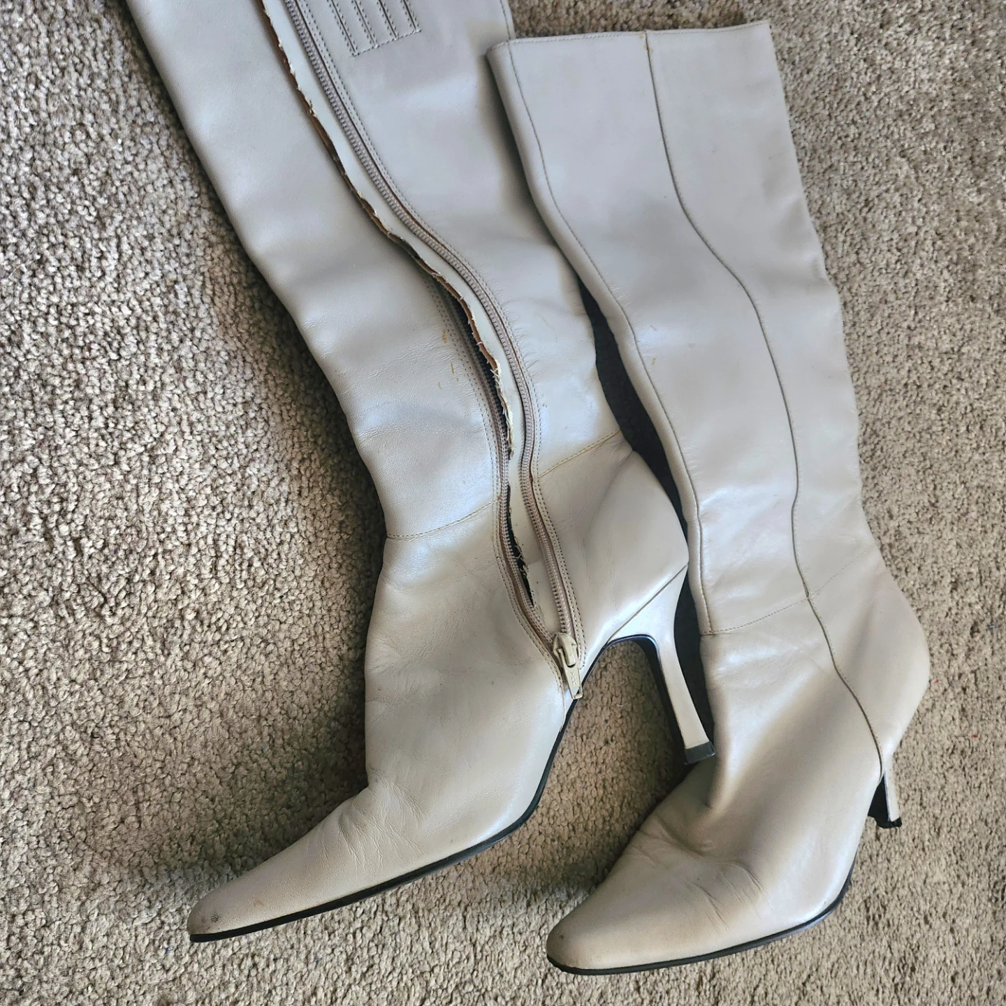 Women's leather boots - photo 2