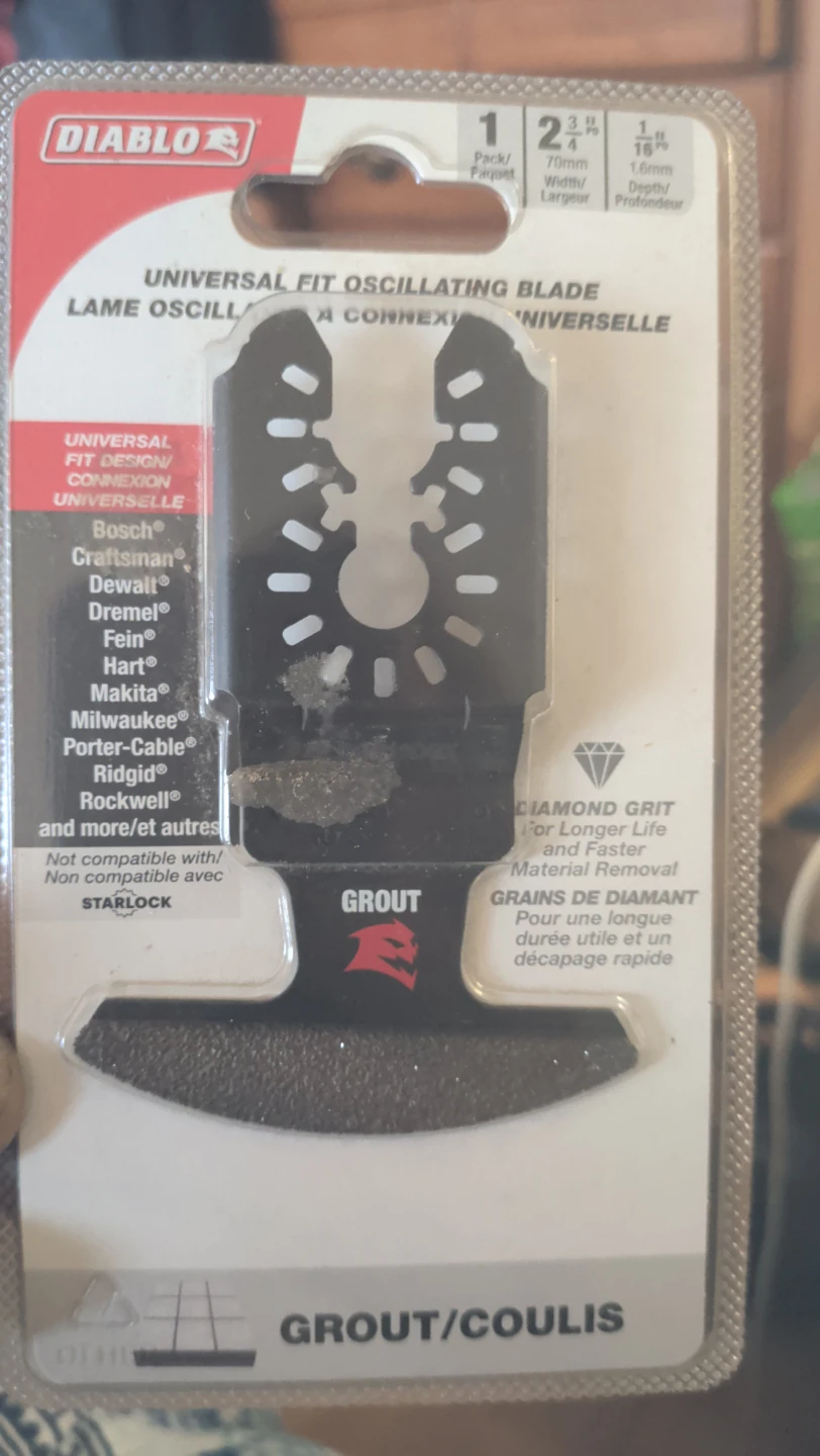 Diablo Universal Fit Oscillating Grout Blade