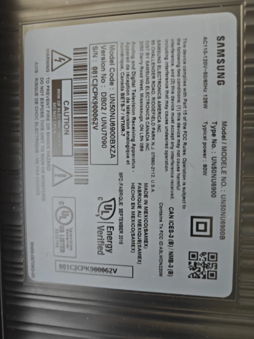 Samsung 50" smart TV with Remote Control - photo 2