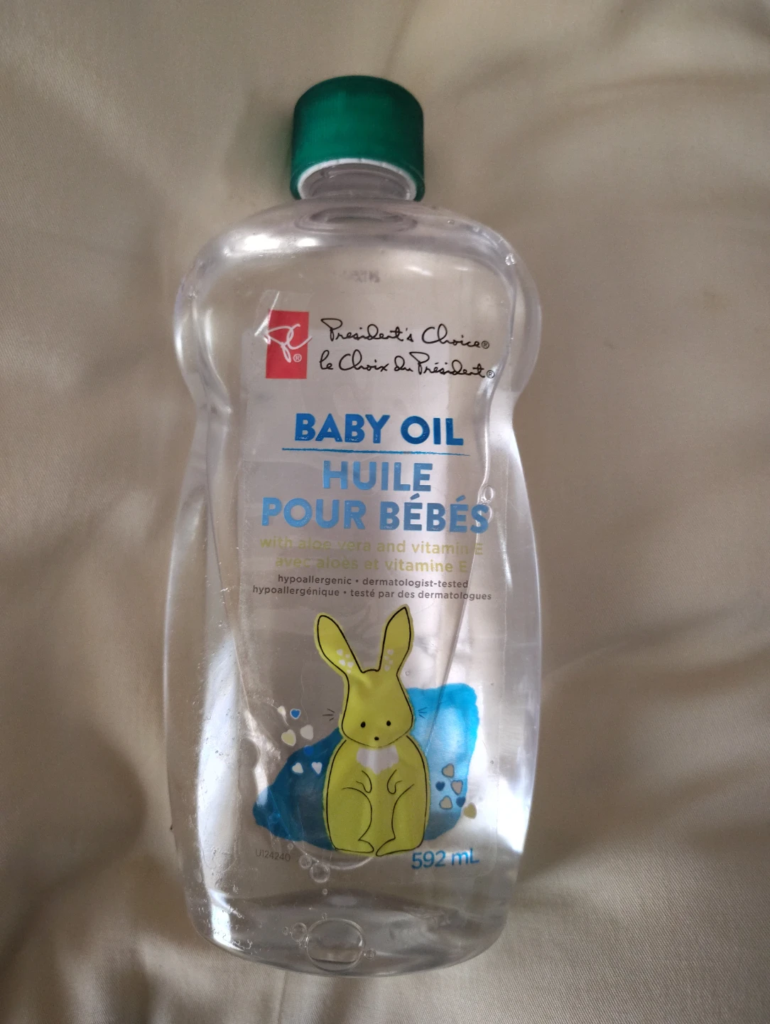 President's Choice Baby Oil with Aloe Vera and Vitamin E