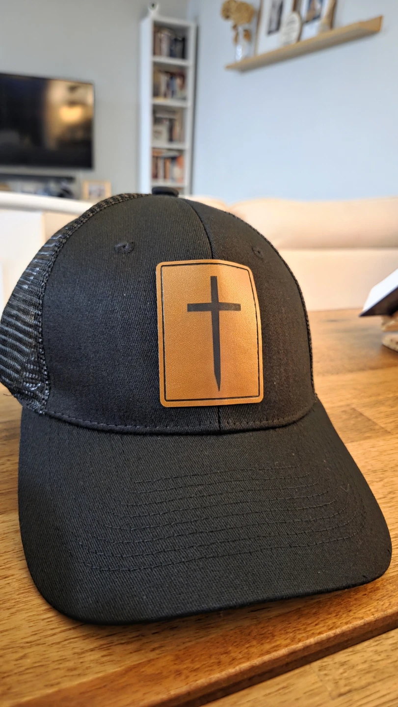 Engraved Cross Jesus Hat – Men *new - photo 2