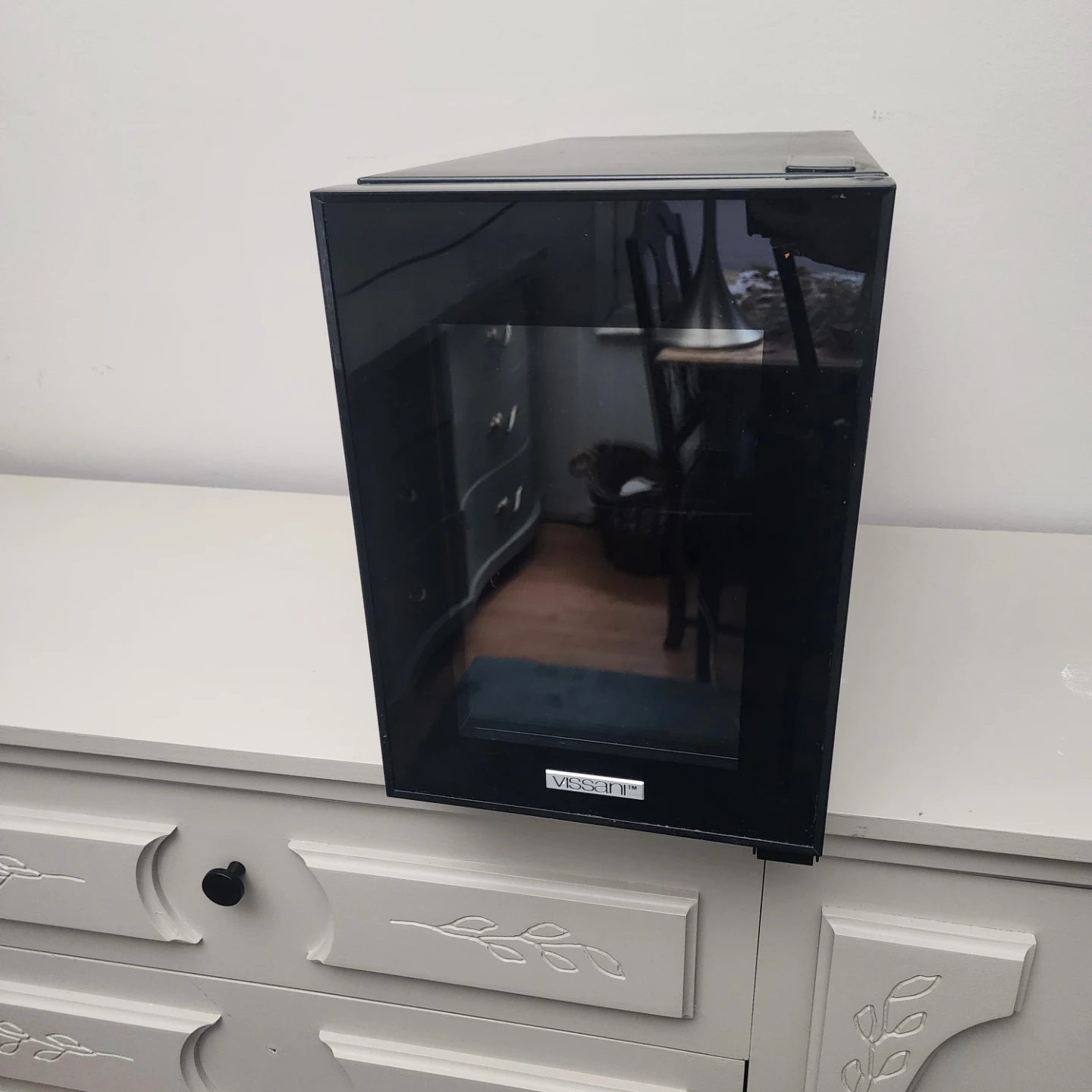 Vissani Black Beverage Fridge - photo 3