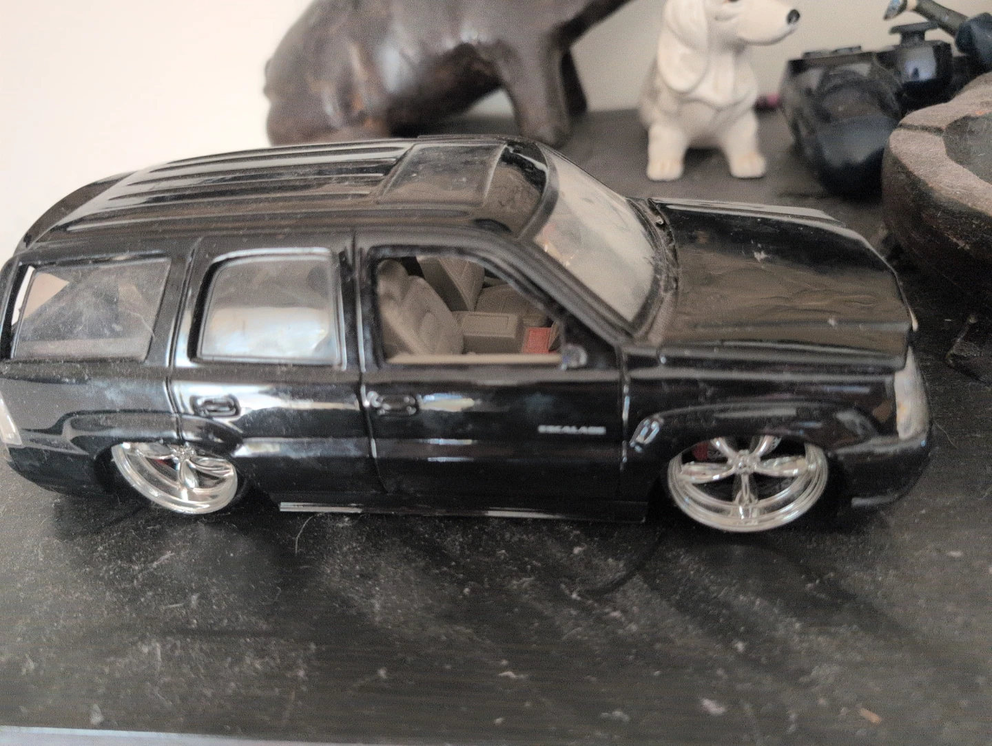 Black Cadillac Escalade Toy Car