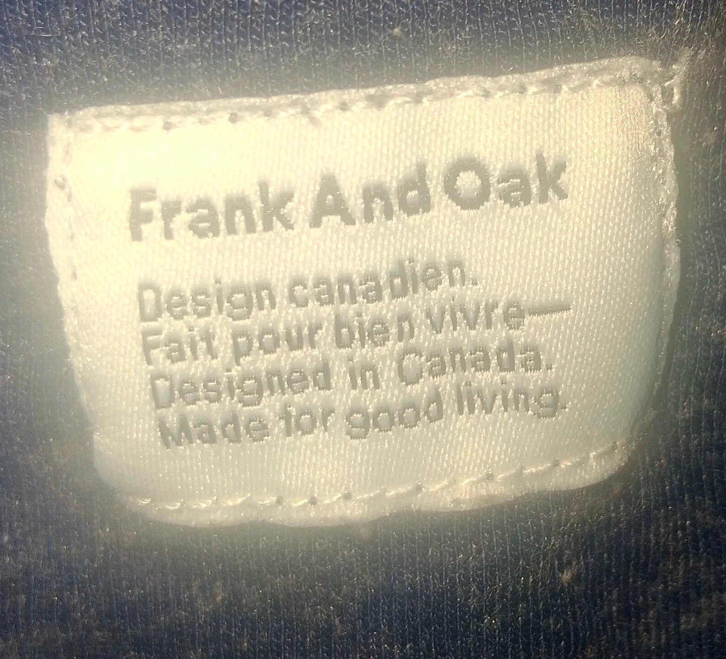 Frank And Oak Blue Henley Shirt - Size M - photo 3
