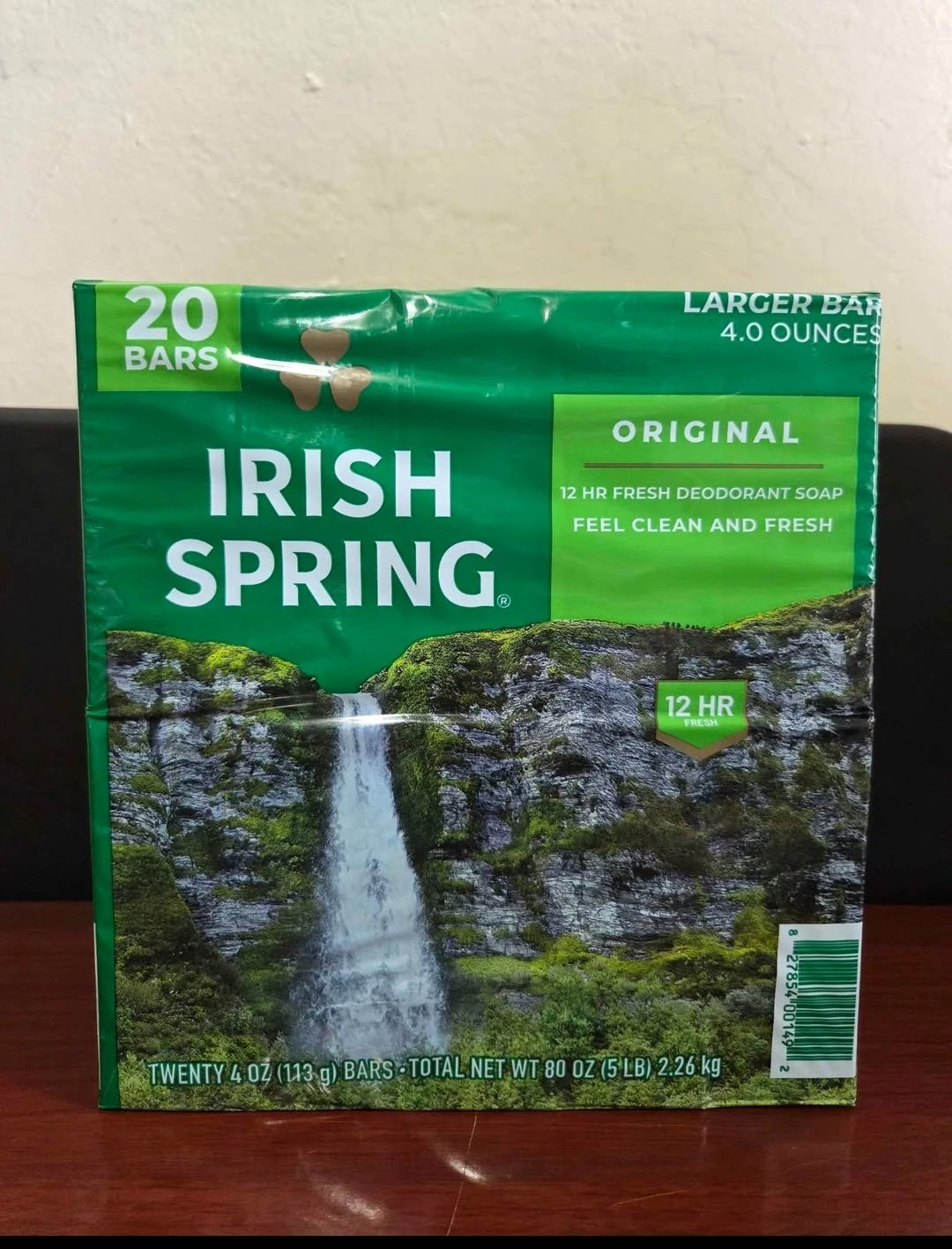 Irish Spring Original Deodorant Soap - 20 Bars, 4.0 oz each