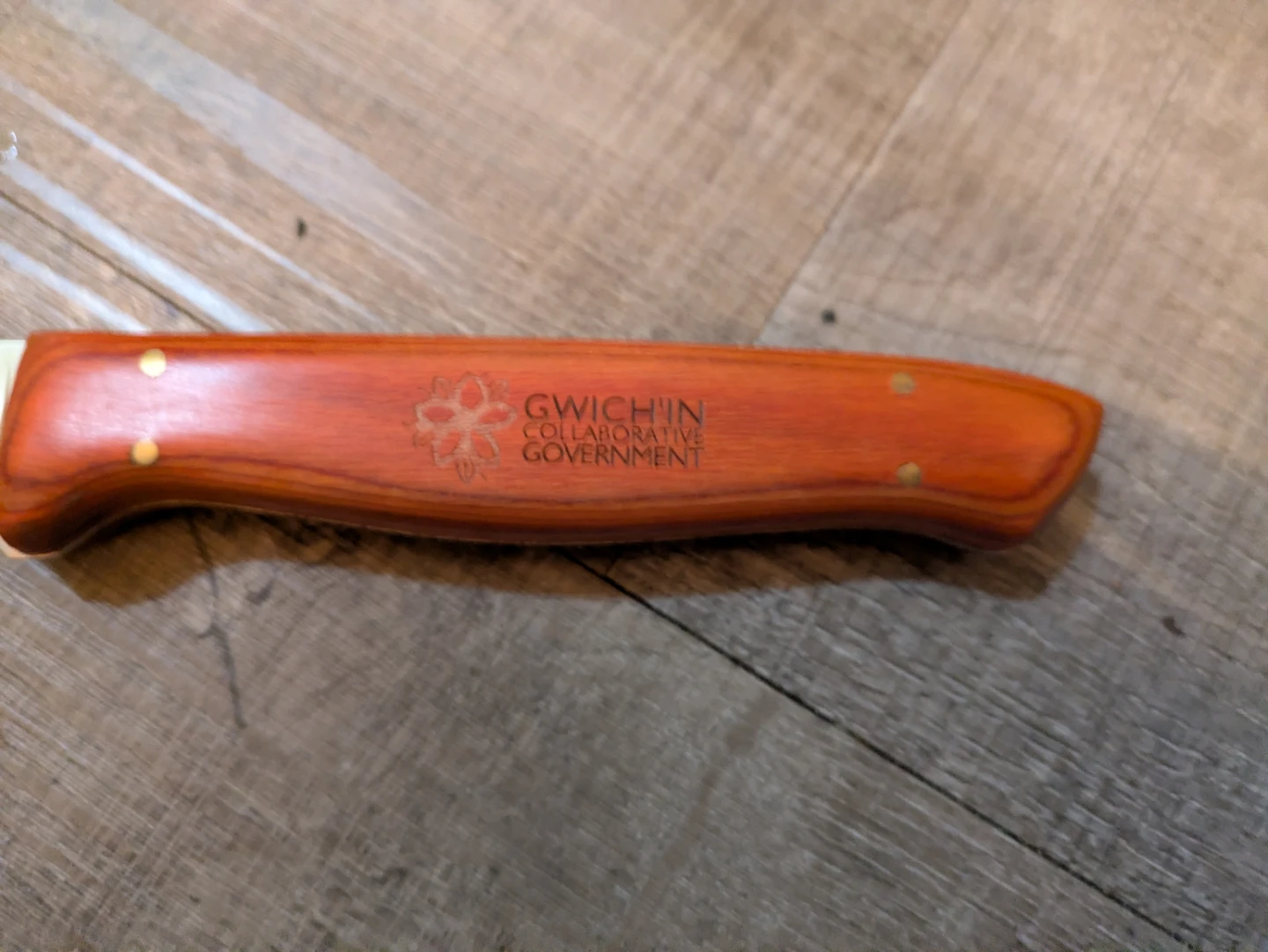 Gwich'in Collaborative Government Fillet Knife with Sheath - photo 2