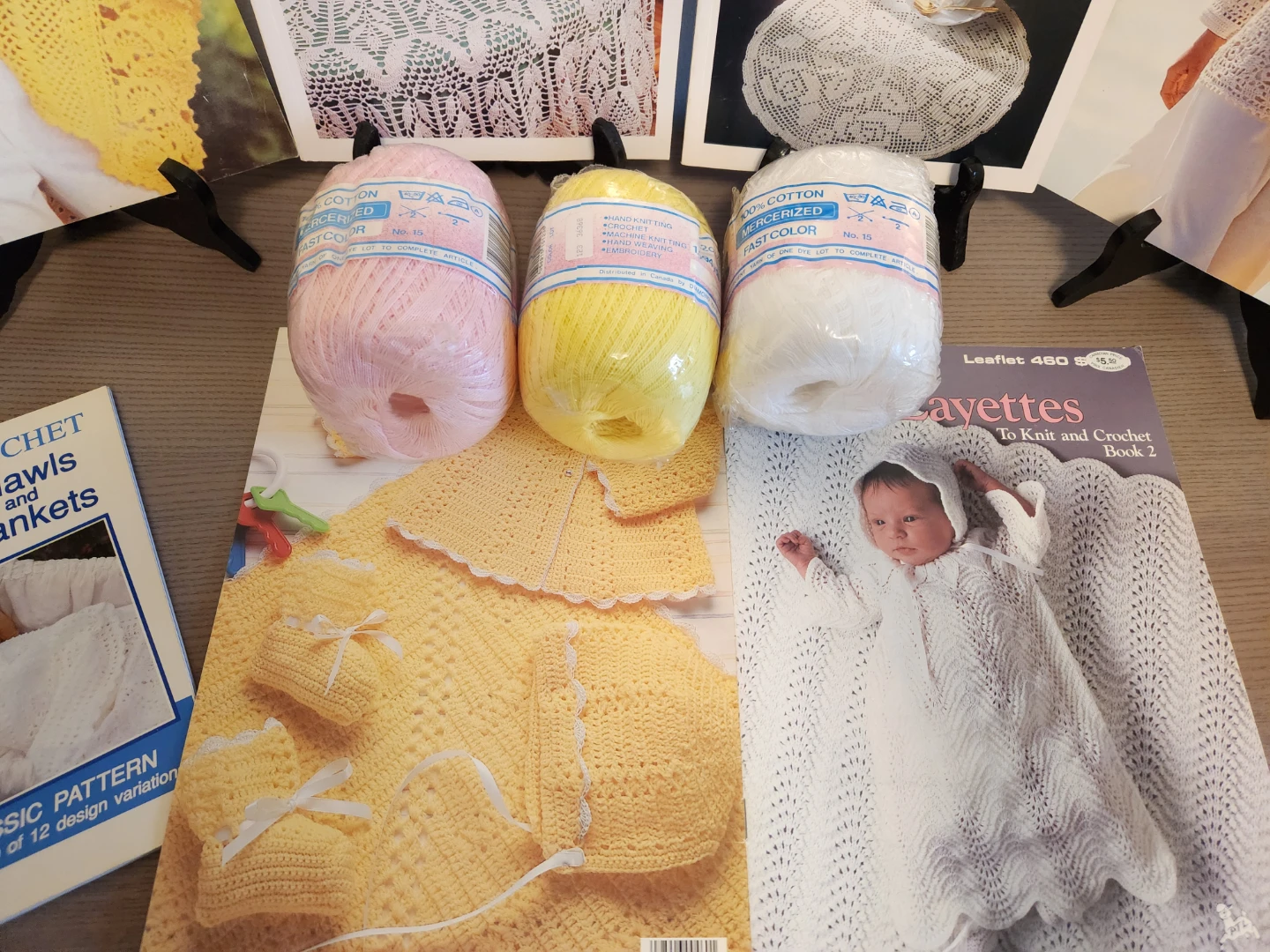 3 Skeins of 100% Cotton Mercerized Yarn - photo 4