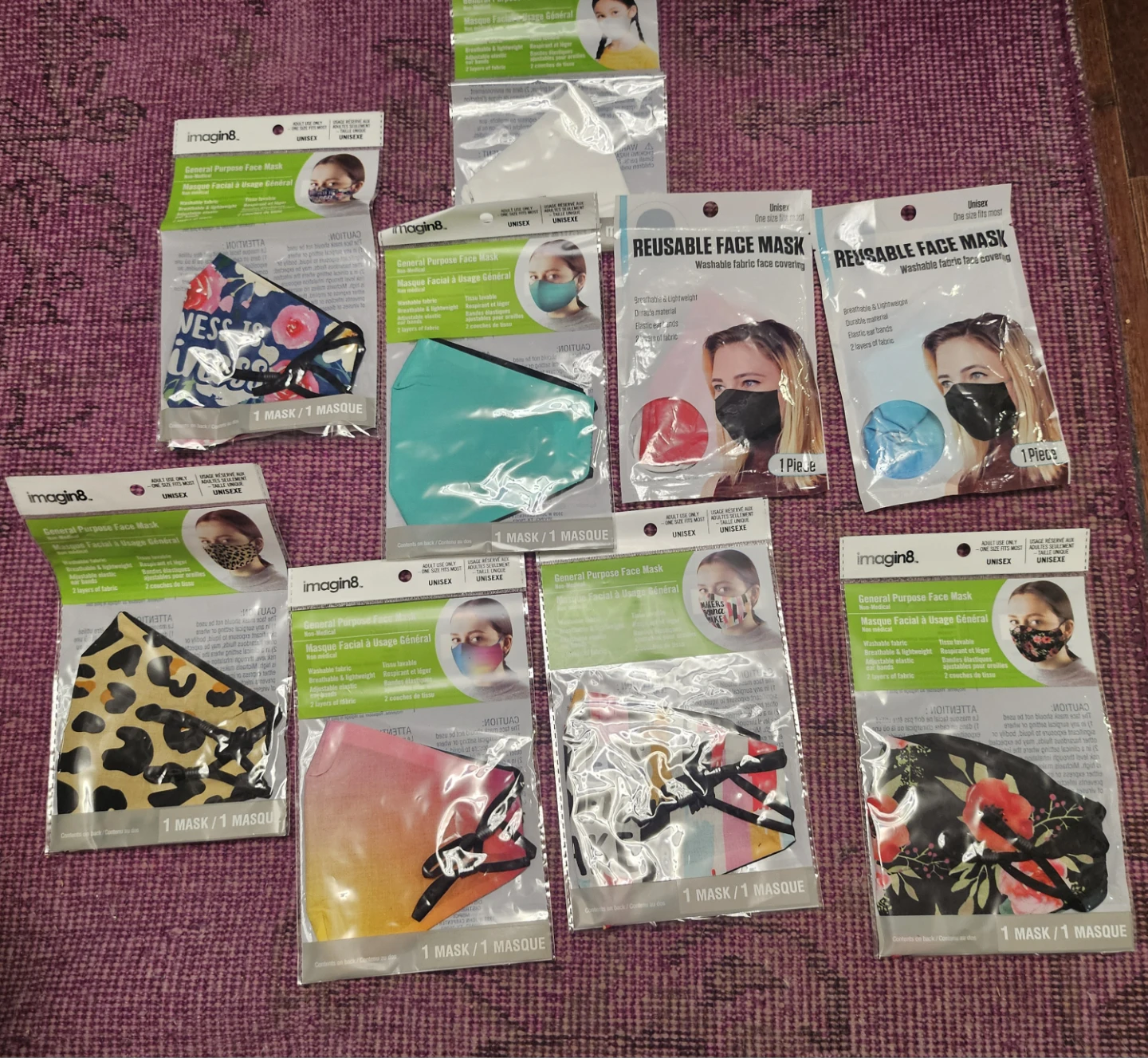 Lot of 35- Reusable Face Masks