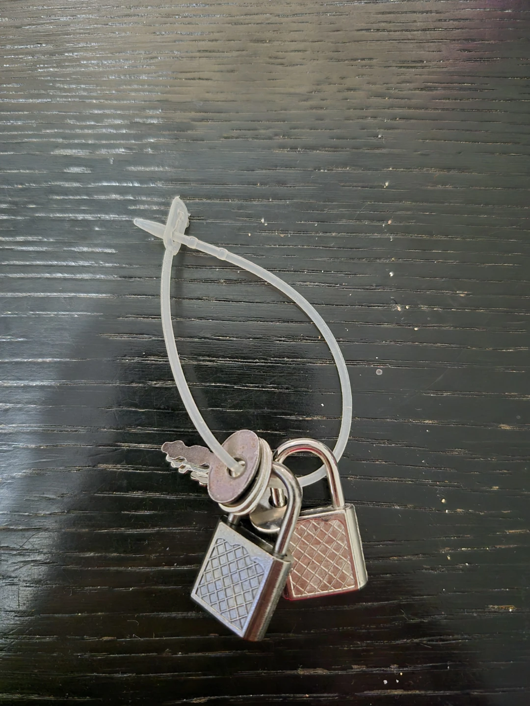 2 Mini Padlocks with Keys - photo 3