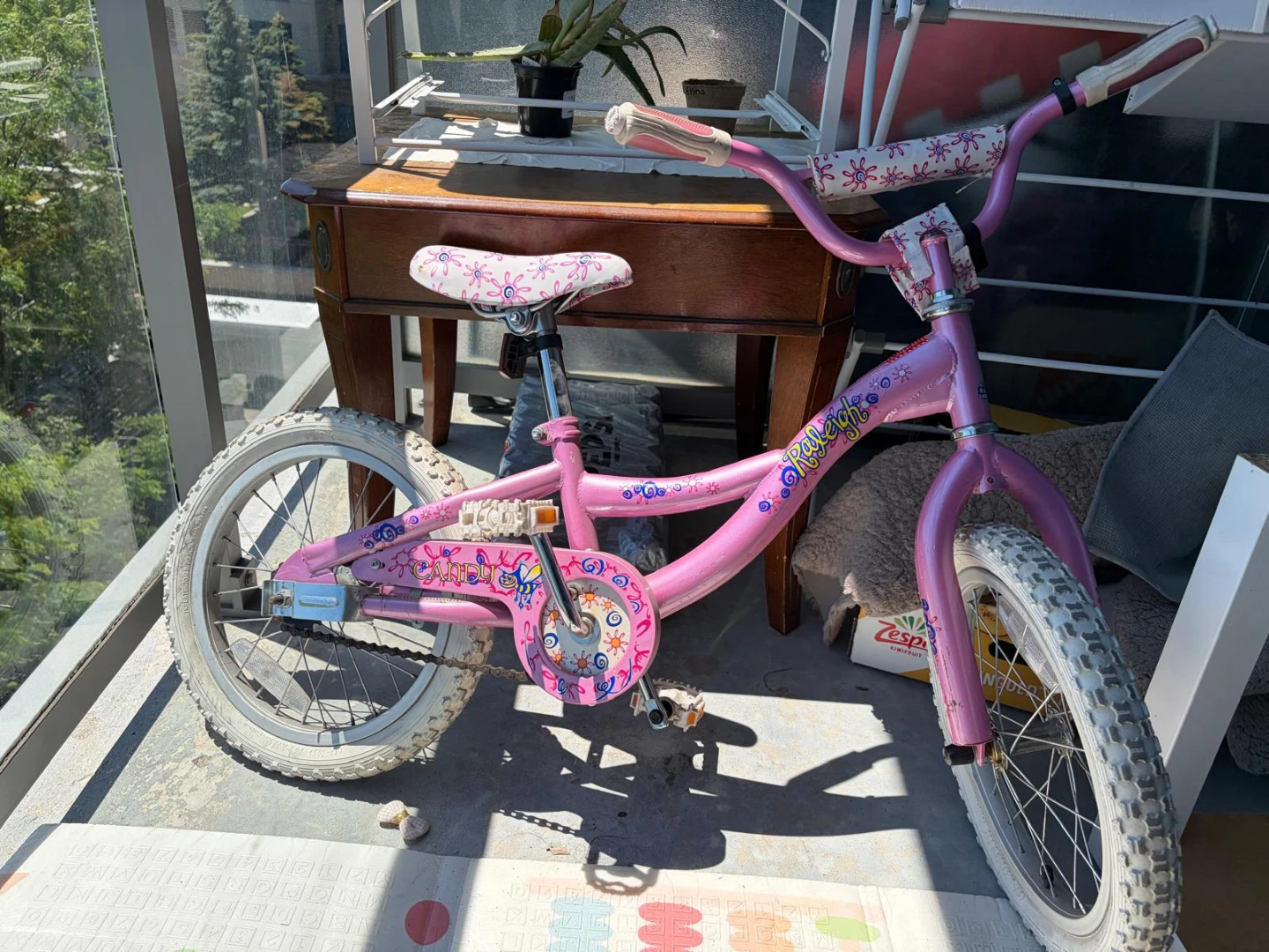 Pink Raleigh Kids Bike