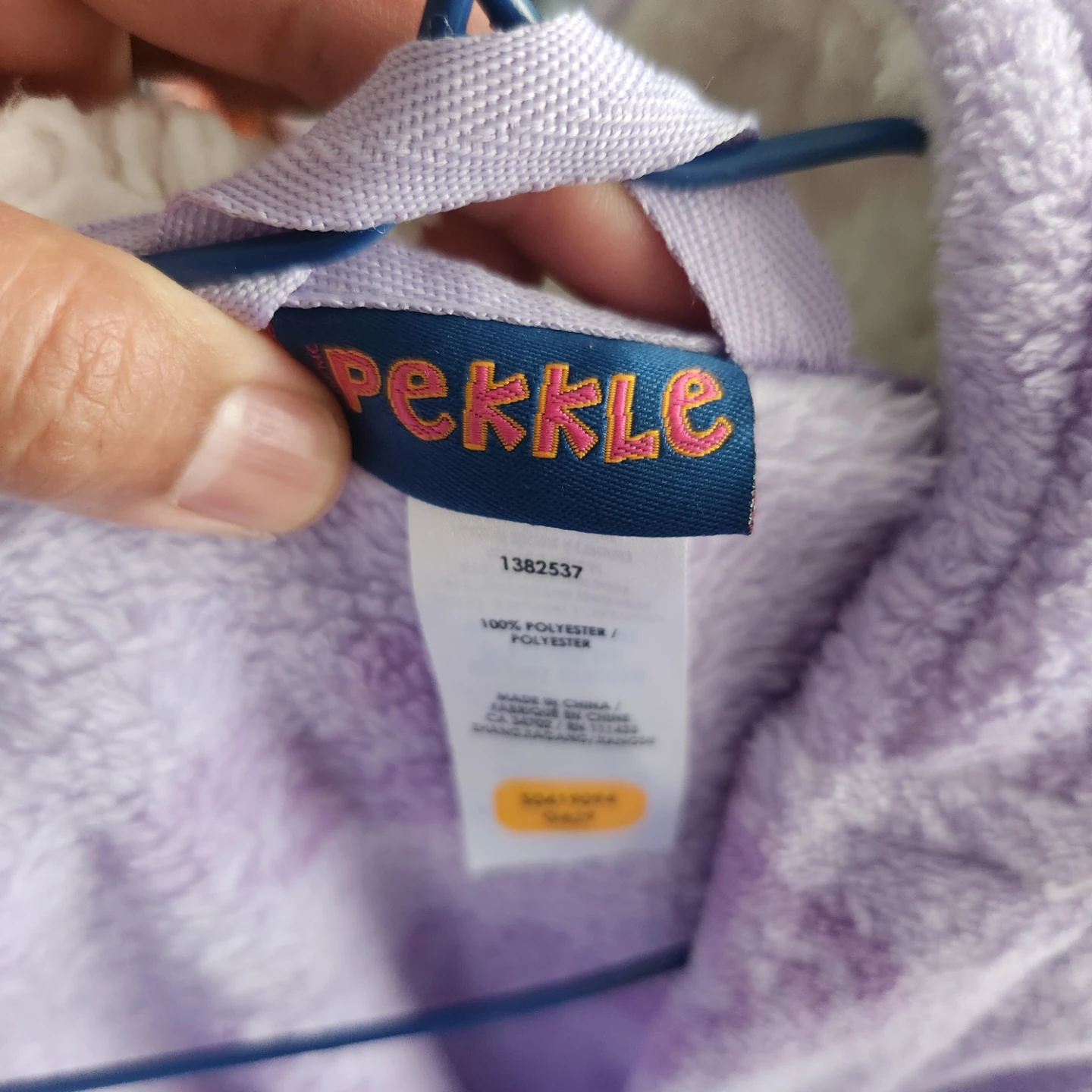 Pekkle Girls Lavender Unicorn Fleece Robe - photo 5