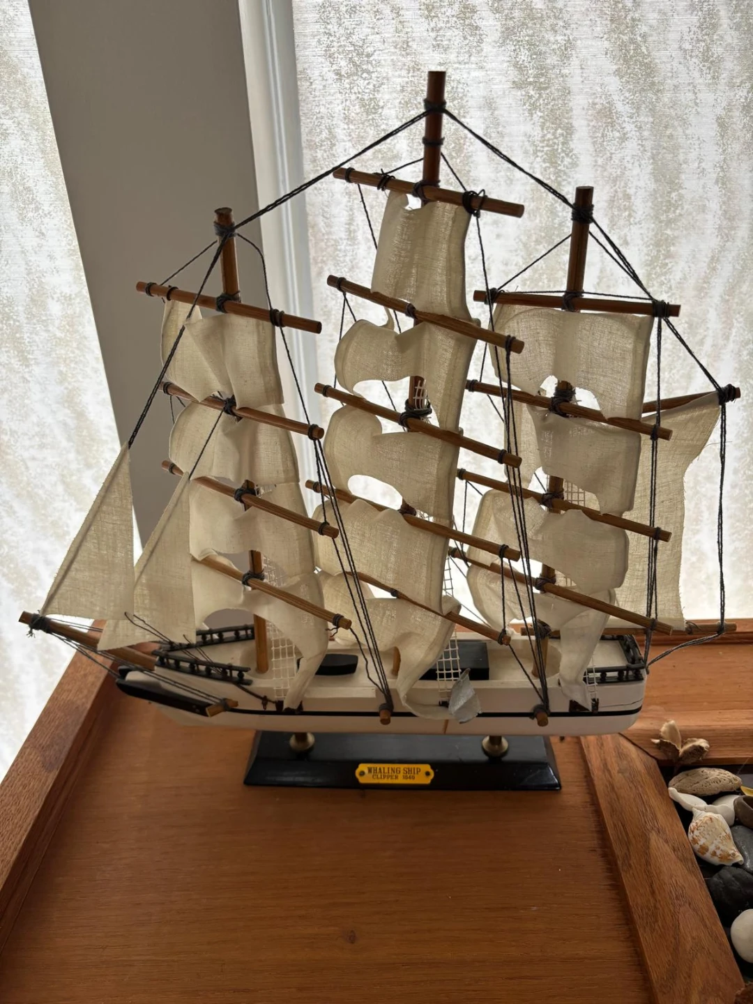 Model Whaling Ship Clipper 1840