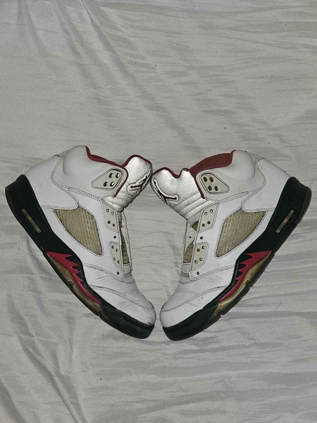 Authentic Air Jordan 5 Fire Red