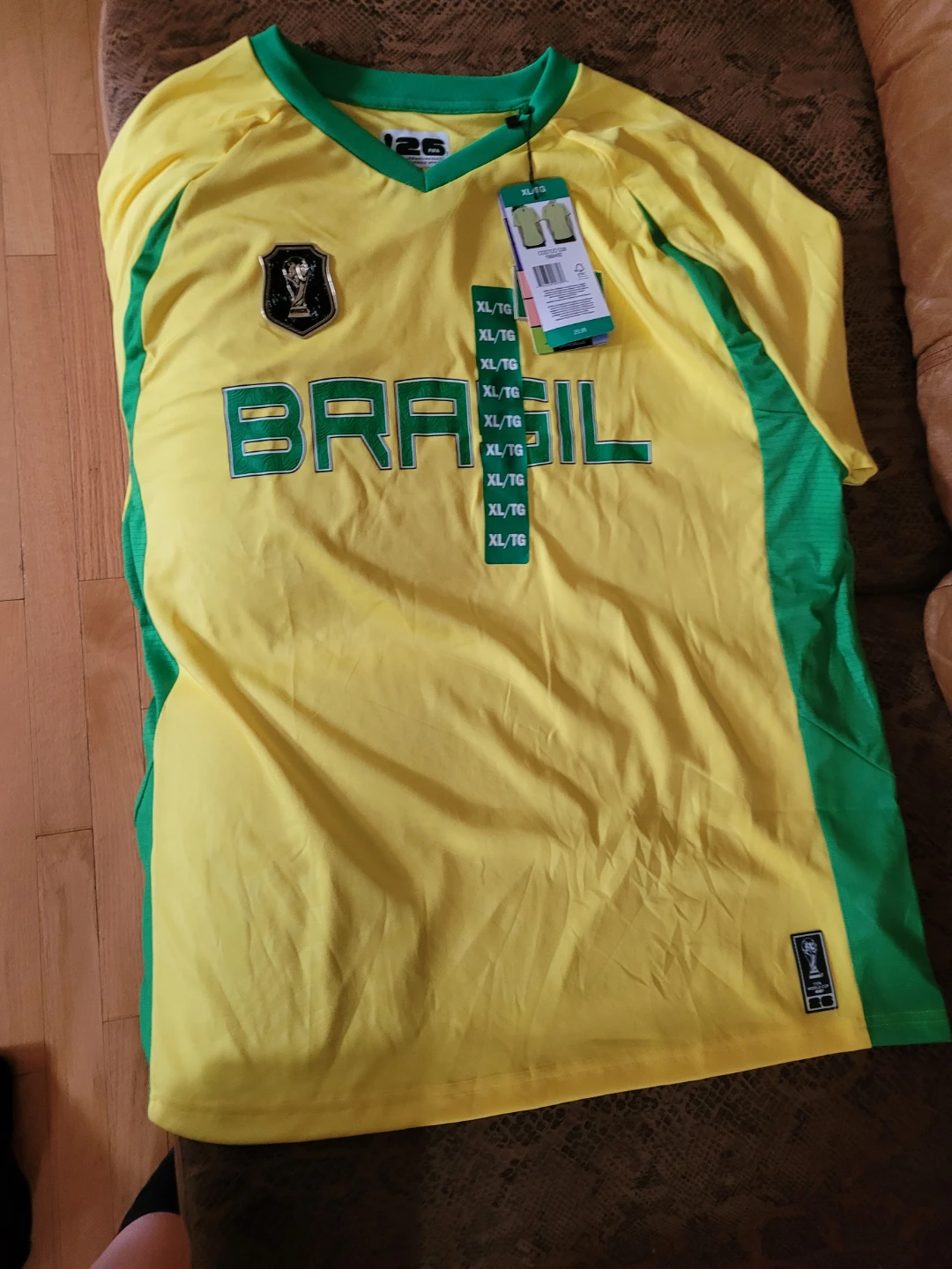 Brazil Soccer Jersey XL/TG