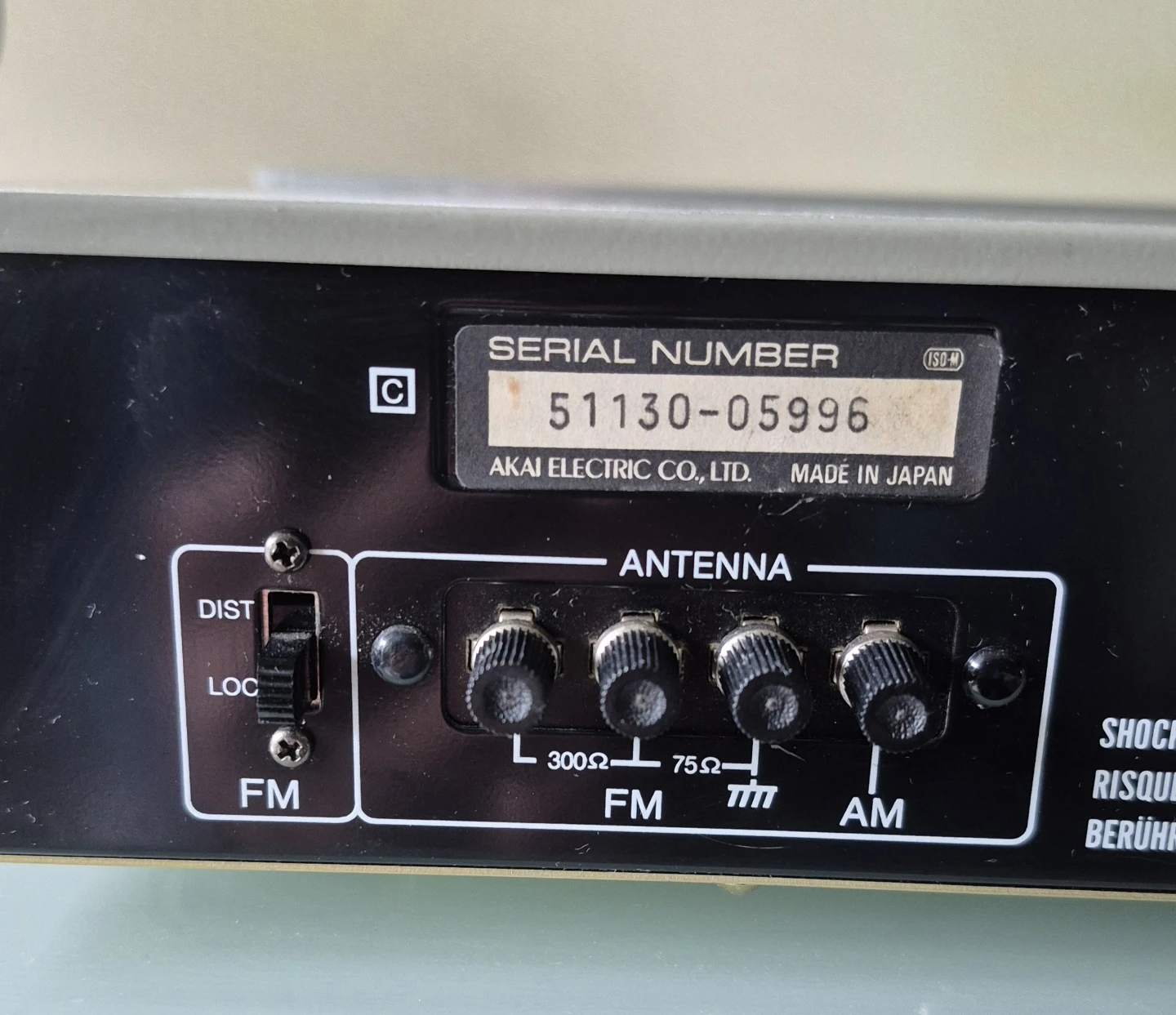AKAI AT-K02 FM/AM Stereo Tuner - photo 4