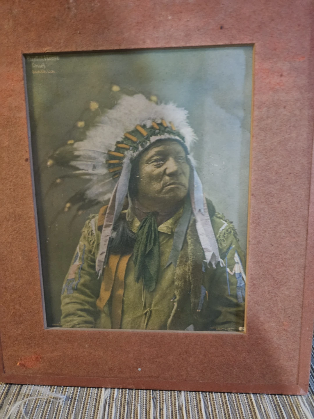 Framed Photograph - Chief Iron Tail - photo 3