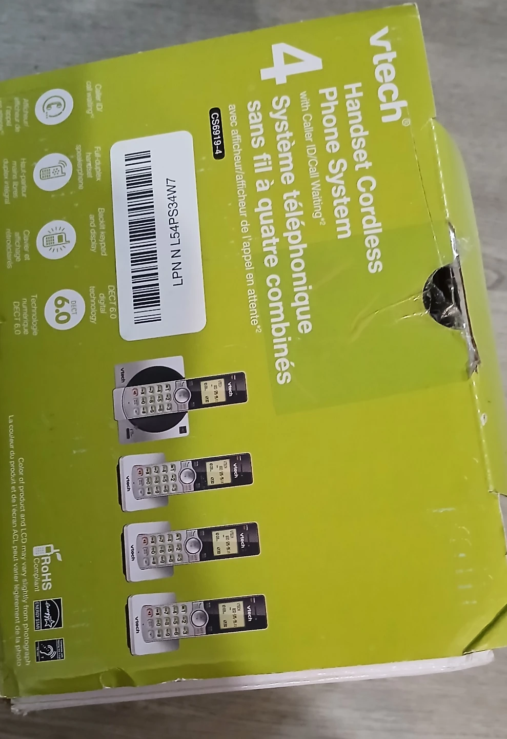 VTech 4 Handset Cordless Phone System - photo 5