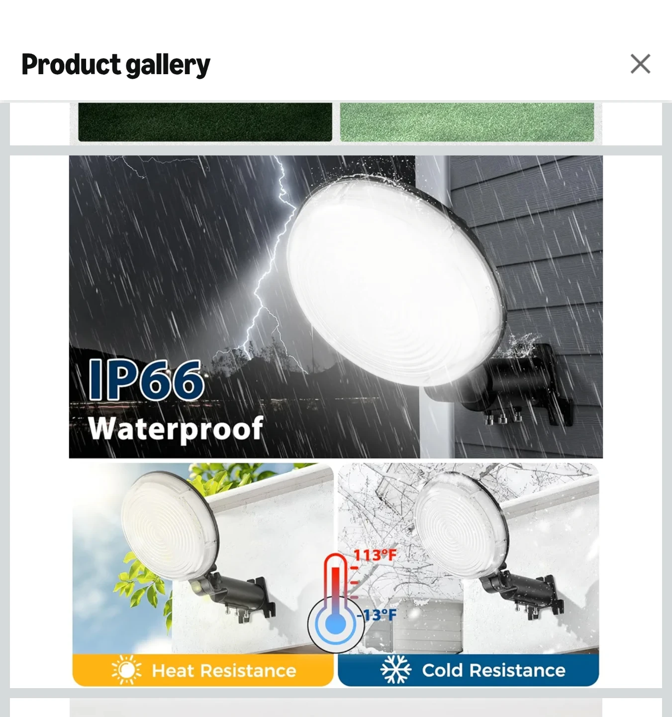 LED Outdoor Light - Dusk to Dawn, 120W, 21000LM - photo 4