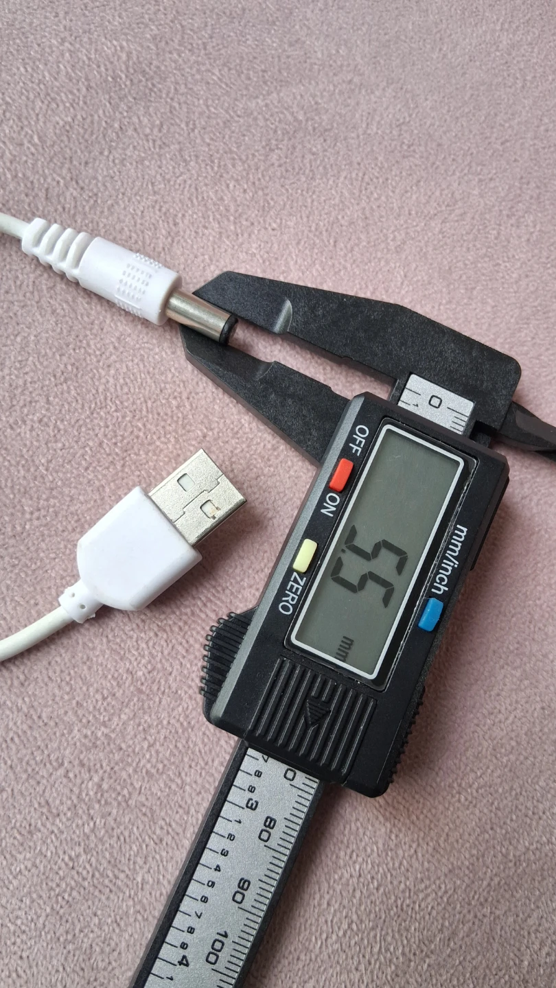 USB 2.0 A Male to DC 5.5x2.1mm 5 Volt DC Connector Barrel Jack - photo 5